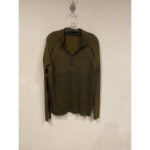 Lululemon Pullover Mens XL Long Sleeve Quarter Zip Lightweight Athletic